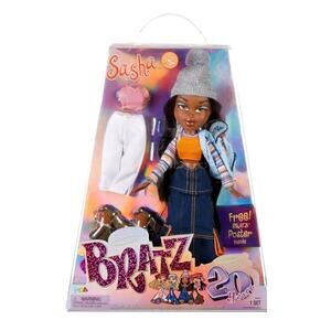 Bratz Dolls 2021 Sasha 20 yearz Anniversary Fashion Doll Exclusive 20 Years